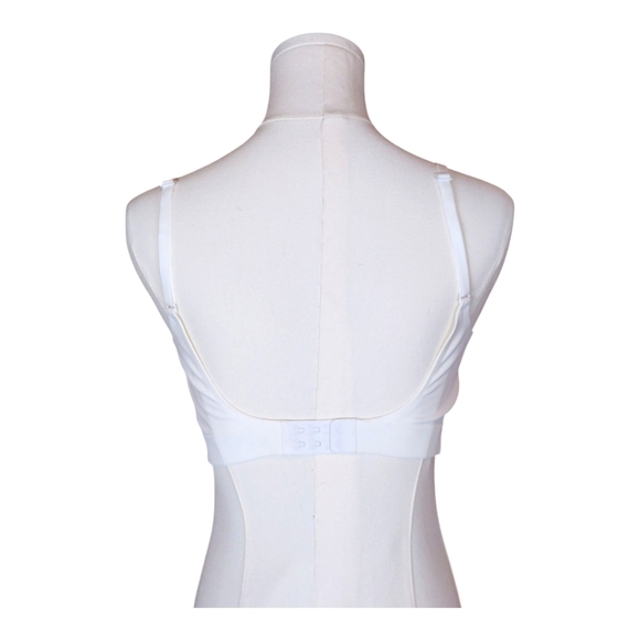 Free People Intimately White Bralette S NWT Seamless Square Neck Adjustable - Picture 3 of 5